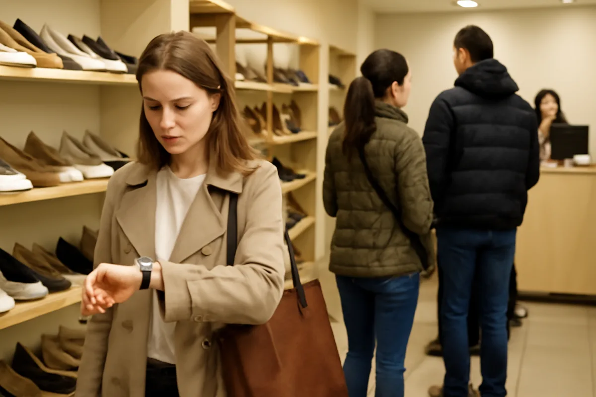 Orari dei negozi di scarpe: fascia oraria per trovare più scelte e meno code
