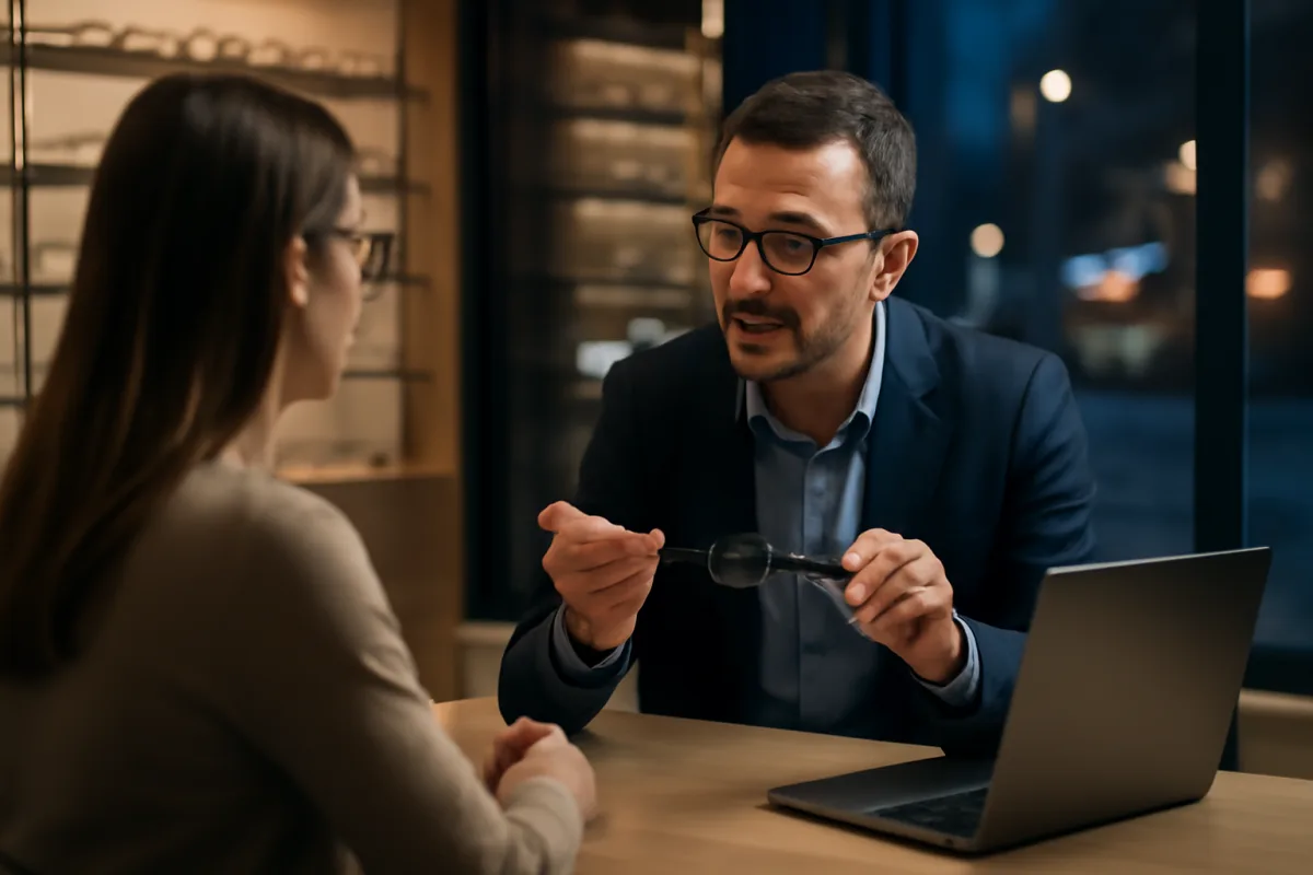 Ottici con orario serale: il valore aggiunto di una consulenza personalizzata