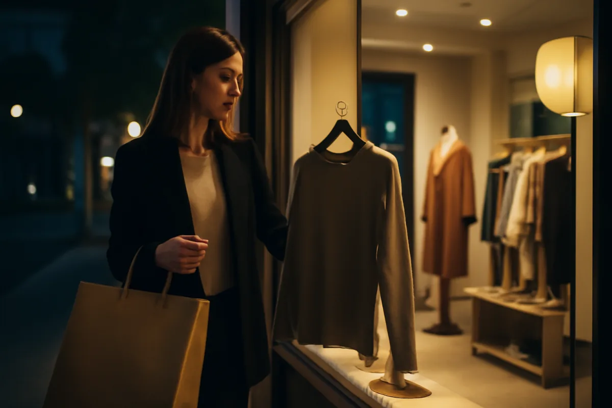 Boutique aperte di sera: il momento giusto per shopping riservato e tranquillo